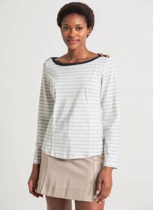 Tricou mâneci lungi mâneci lungi albastru NETWORK femeie