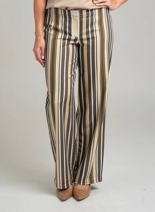 Pantalon drept elasticitate mărime normală negru TELMAIL femeie