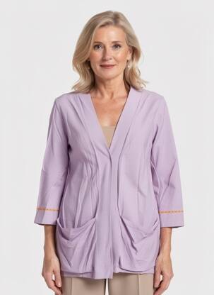 Jachete casual croială dreaptă violet SCORZZO femeie