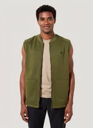 Vestă fără mâneci căptușeală verde U.S. POLO ASSN bărbat