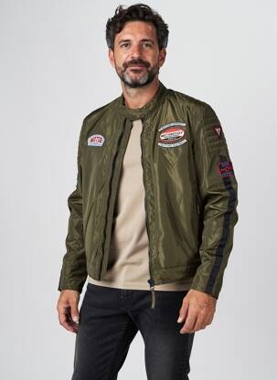 Geacă mâneci lungi verde DAYTONA bărbat