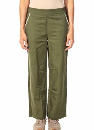 Pantalon drept talie elastică verde KOCCA femeie