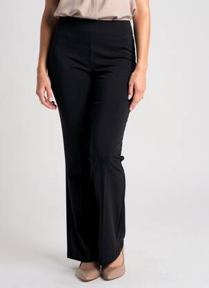 Pantalon evazat talie elastică negru STREET ONE femeie