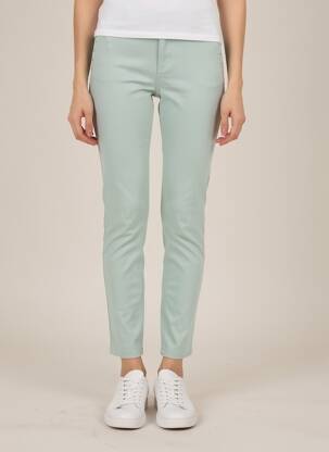 Pantalon slim buzunare albastru LOLA ESPELETA femeie