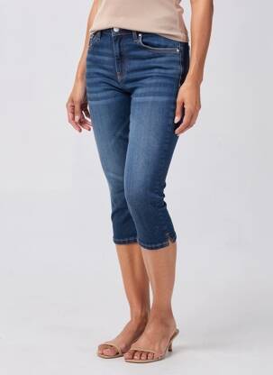 Corsar țesătură denim albastru EDC femeie