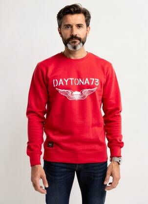 Hanorac elasticitate mâneci lungi roșu DAYTONA bărbat