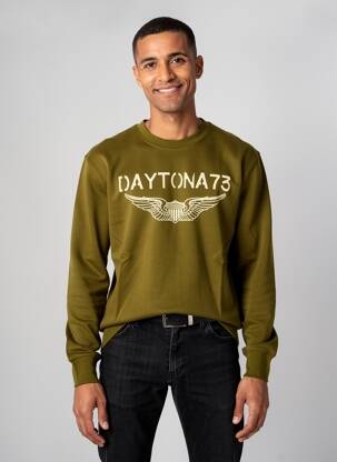 Hanorac elasticitate mâneci lungi verde DAYTONA bărbat