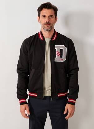 Jachete casual croială dreaptă negru DAYTONA bărbat