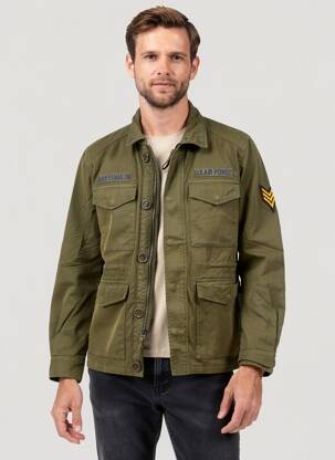 Jachete casual croială dreaptă verde DAYTONA bărbat