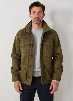 Jachete casual croială dreaptă verde DAYTONA bărbat