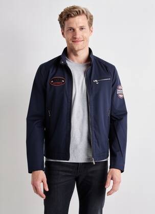 Jachete casual croială dreaptă albastru DAYTONA bărbat