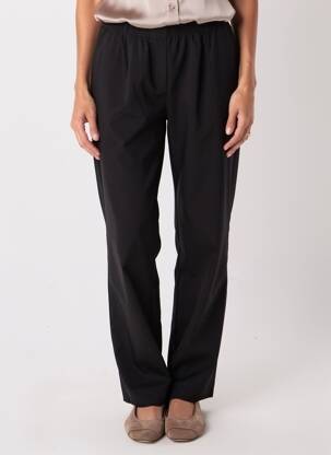 Pantalon drept țesătură poplin mărime normală negru OLIVER JUNG femeie