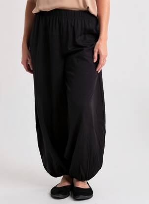 Pantalon 7/8 elasticitate mărime normală negru OLIVER JUNG femeie