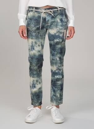 Pantalon 7/8 elasticitate mărime normală verde PLEASE femeie