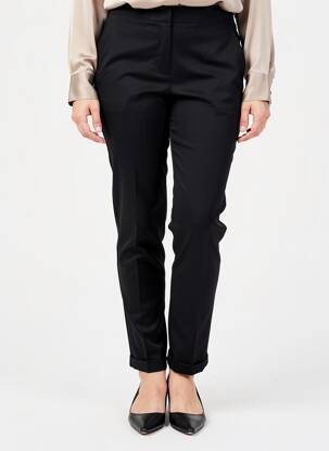 Pantalon slim talie elastică mărime normală negru AN II VITO femeie