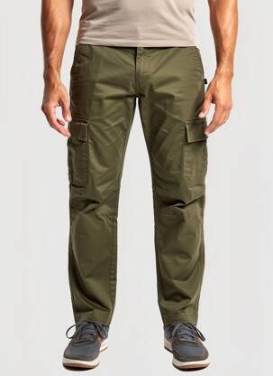 Pantalon chino elasticitate mărime normală verde DAYTONA bărbat