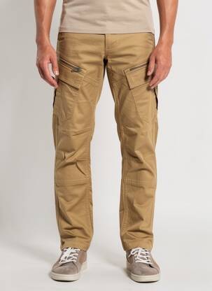Pantalon cargo elasticitate mărime normală maro DAYTONA bărbat