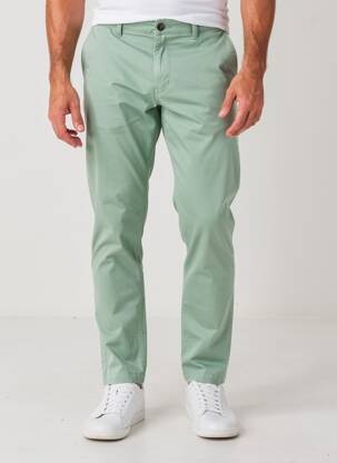 Pantalon chino elasticitate mărime normală verde DAYTONA bărbat