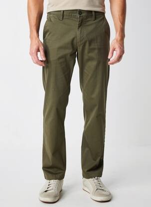 Pantalon chino elasticitate mărime normală verde DAYTONA bărbat