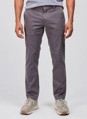 Pantalon chino elasticitate mărime normală gri DAYTONA bărbat