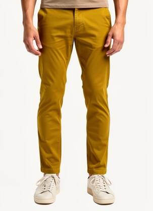 Pantalon chino elasticitate mărime normală verde DAYTONA bărbat