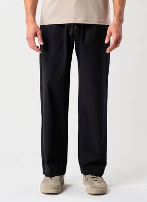 Pantalon drept țesătură poplin mărime normală negru DAYTONA bărbat