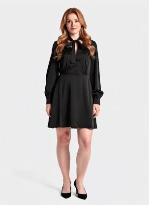 Rochie scurtă mâneci lungi mâneci lungi negru MOLLY BRACKEN femeie