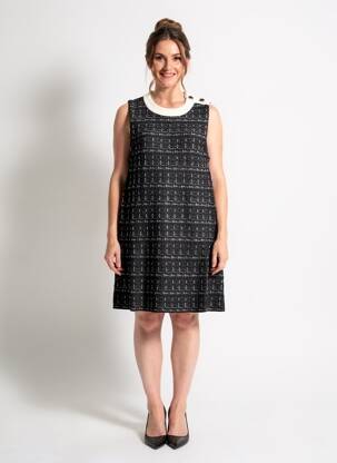 Rochie scurtă fără mâneci fără mâneci negru LIU JO femeie