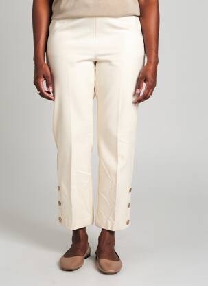 Pantalon trei sferturi elasticitate mărime normală bej TWINSET femeie