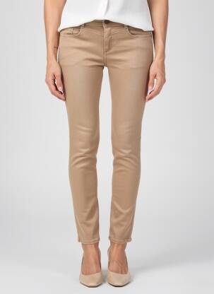 Pantalon slim elasticitate mărime normală maro STREET ONE femeie