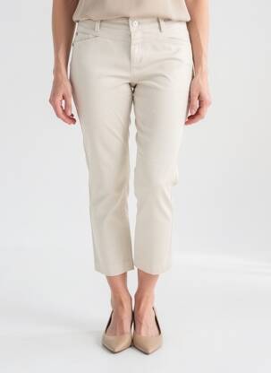 Pantalon trei sferturi elasticitate mărime normală bej STREET ONE femeie