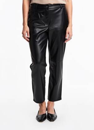Pantalon 7/8 elasticitate mărime normală negru CECIL femeie