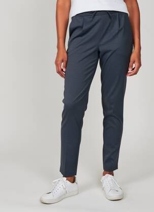 Pantalon slim talie elastică mărime normală albastru ICJHI femeie