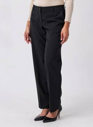 Pantalon drept țesătură crep mărime normală negru PAKO LITTO femeie