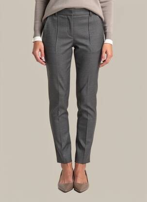 Pantalon slim elasticitate mărime normală negru I.CODE (By IKKS) femeie