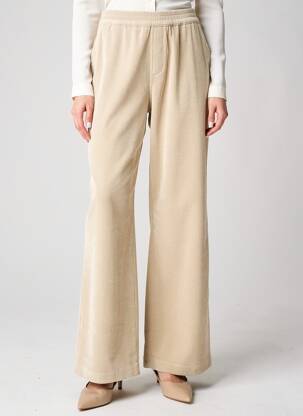 Pantalon larg buzunare mărime normală bej MKT STUDIO femeie