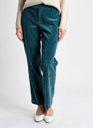 Pantalon drept elasticitate mărime normală verde MKT STUDIO femeie