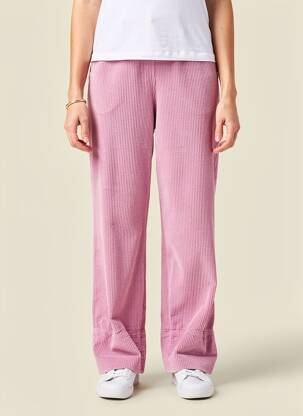 Pantalon larg buzunare mărime normală violet AMERICAN VINTAGE femeie