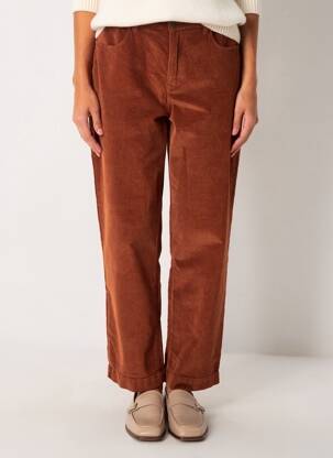Pantalon drept elasticitate mărime normală maro MKT STUDIO femeie