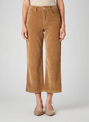 Pantalon 7/8 elasticitate mărime normală maro MKT STUDIO femeie