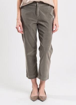 Pantalon trei sferturi elasticitate mărime normală gri HOD femeie