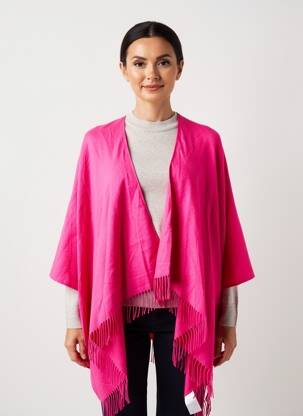 Poncho croială largă roz STREET ONE femeie