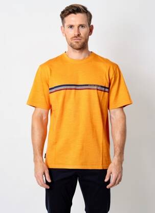 Tricou croială dreaptă mâneci scurte portocalie DAYTONA bărbat