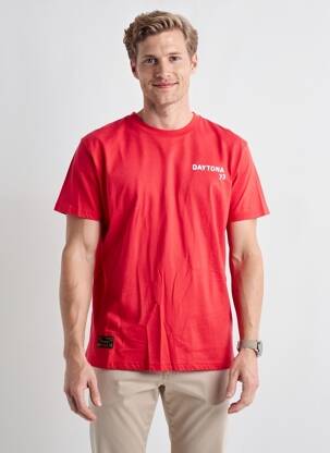 Tricou elasticitate mâneci scurte roșu DAYTONA bărbat