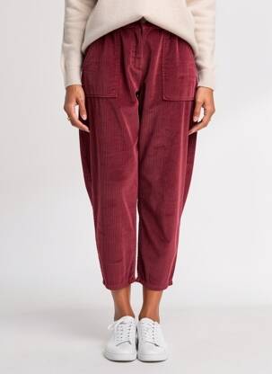 Pantalon 7/8 talie înaltă talie înaltă roșu LUK AP femeie
