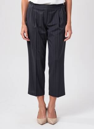 Pantalon 7/8 talie înaltă talie înaltă albastru PAKO LITTO femeie