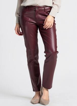 Pantalon slim mărime normală mărime normală violet ICHI femeie