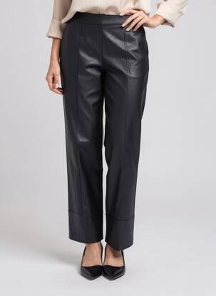 Pantalon drept mărime normală mărime normală negru ICHI femeie