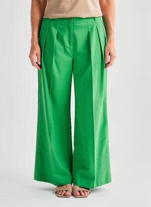 Pantalon larg țesătură poplin mărime normală verde KING LOUIE femeie