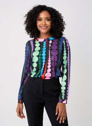 Tricou mâneci lungi mâneci lungi negru MARGOT femeie